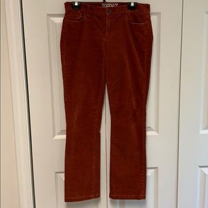 J.Crew 29S Matchstick Corduroy Pants